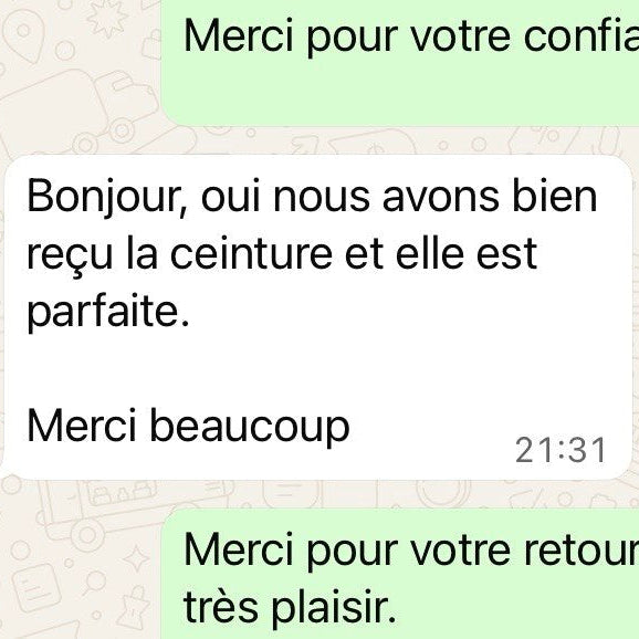 Avis client WhatsApp 1